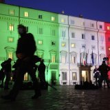 Le gouvernement de Giorgia Meloni table sur une hausse du PIB de 1% pour l'ensemble de l'année, alors que le Fonds monétaire international vient de relever de 0,4 point, à 1,1%, sa prévision de croissance pour l'Italie.(Mauro Scrobogna/LaPresse vi...